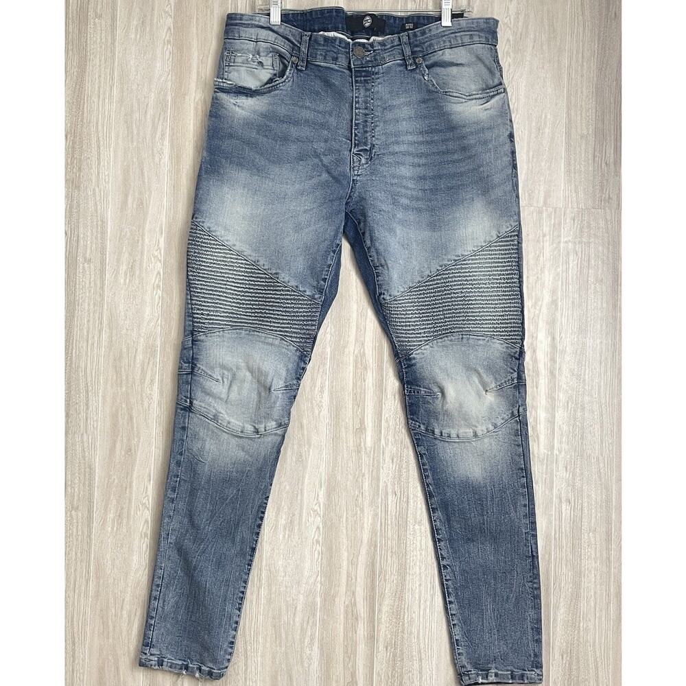 Jordan Craig Jeans Men’s 38x32 Ross Distressed Grunge Ripped Streetwear Punk